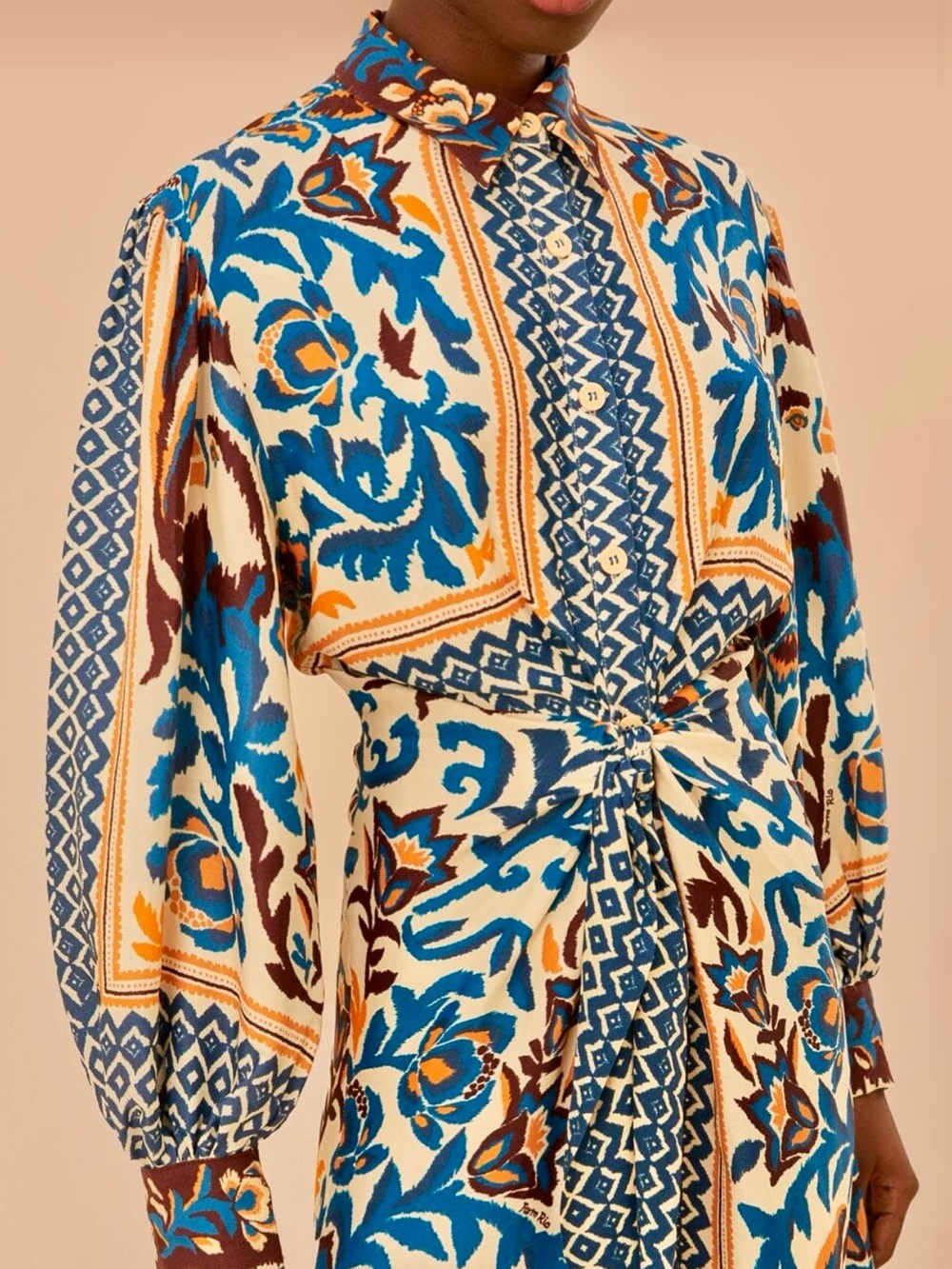 Farm Rio Toucans
Scarf Cutout Midi Dress - Picture 4 of 15